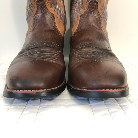 Ariat Heritage Stockman Barrel Brown Boot. Size 11.5D main image 16